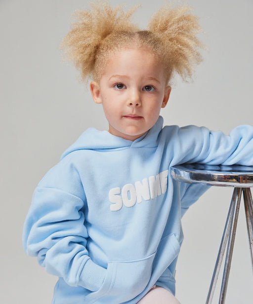 SONNIE - PUFF PRINT HOODIE BABY BLUE