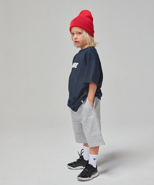 SONNIE - BAGGY EARL SHORT HEATHER GREY