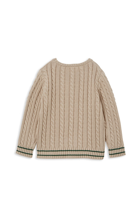 MILKY - TRUE NATURAL CABLE KNIT JUMPER