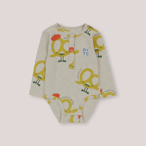OLIVE AND THE CAPTAIN - MONSIEUR PRETZEL LS BODYSUIT