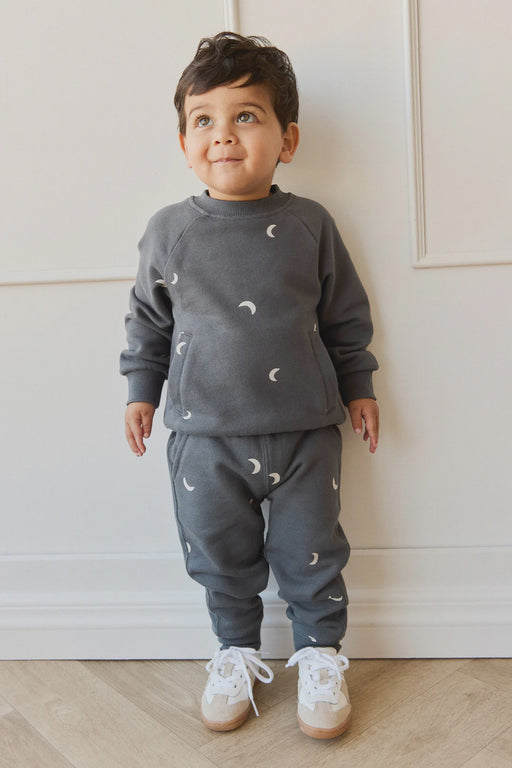 JAMIE KAY - ORGANIC COTTON JALEN TRACKPANT CRESCENT MOON ICELANDIC