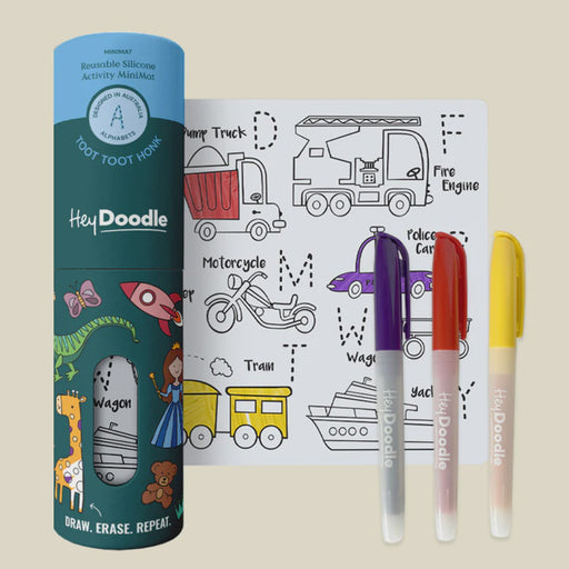 HEY DOODLE - TOOT TOOT HONK MINI PLAYMAT
