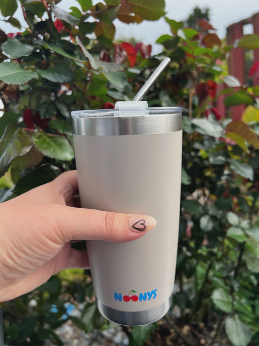 NOONYS STAINLESS STEEL TUMBLER- OATMEAL
