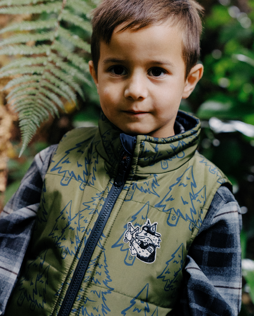 BAND OF BOYS - WILD CHILD REVERSIBLE PUFFER VEST