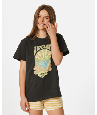 RIP CURL COSMIC WANDERER TEE - WASHED BLACK
