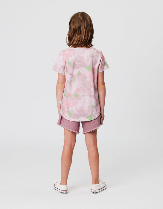 KISSED BY RADICOOL Mallow Denim Shorts - The Kids Store