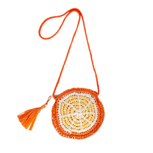 ACORN - Orange Straw Bag