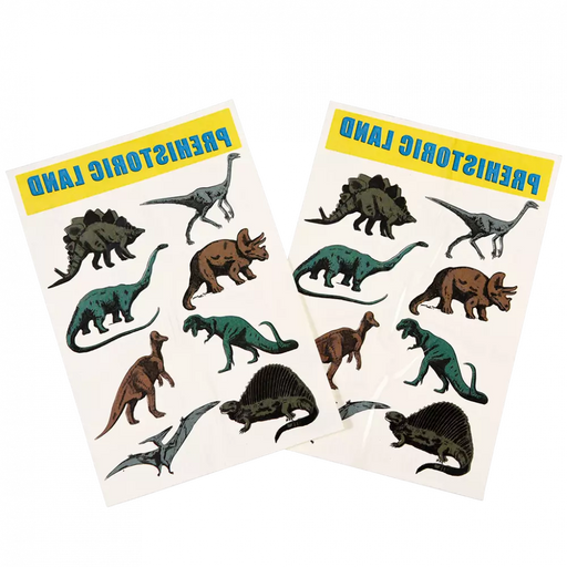 REX LONDON - PREHISTORIC LAND TEMPORARY TATTOOS (2 SHEETS)