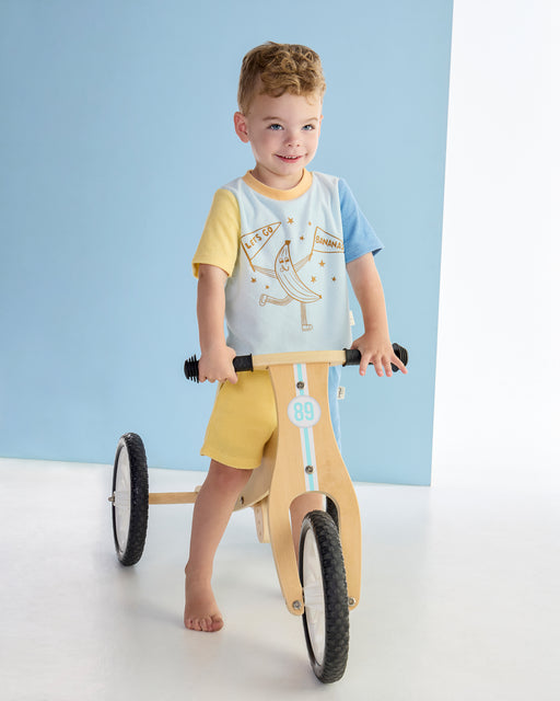 KAPOW - TWO TONE TERRY BOXY TEE