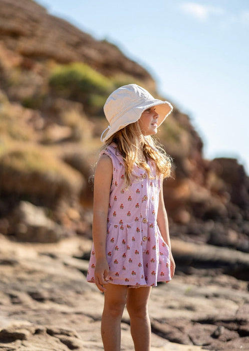 ACORN - Frayed Bucket Hat Vanilla