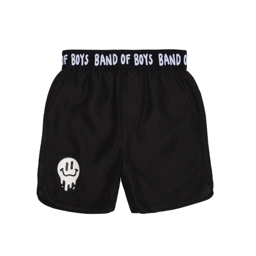 BAND OF BOYS Boardies Drippin In Smiles - Black - The Kids Store