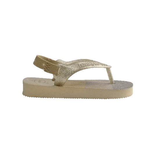 HAVAIANAS BABY PALETTE GLOW - SAND / GREY - The Kids Store