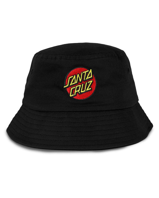 SANTA CRUZ Bucket Hat - Classic Dot - Black - The Kids Store