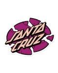 SANTA CRUZ Sticker - Broken Dot - Purple - The Kids Store
