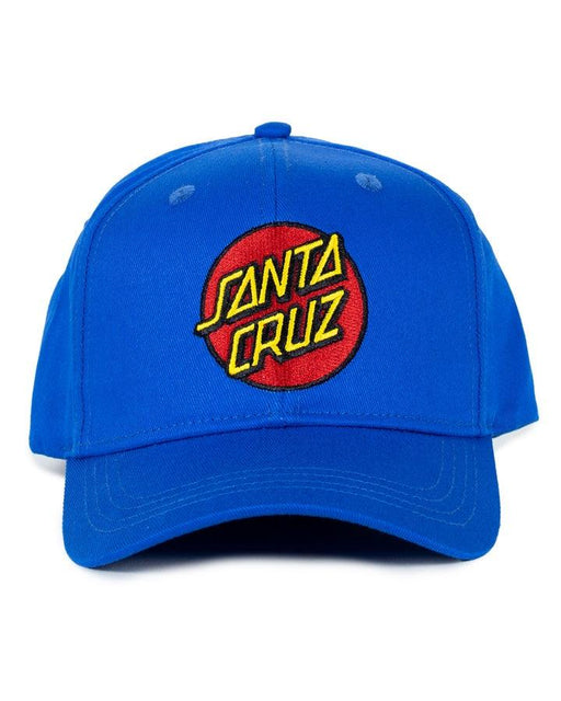 SANTA CRUZ Stretch-Fit Cap - Classic Dot - Blue - The Kids Store