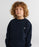 SONNIE TAMA FLAG CREW NECK- INK - The Kids Store