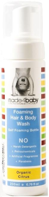 The Kids Store-MADE4BABY FOAMING HAIR AND BODY WASH - ORGANIC CITRUS-