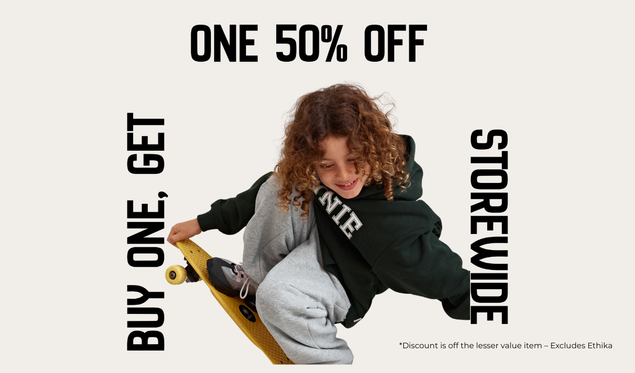 BUY ONE, GET ONE 50% OFF STOREWIDE*