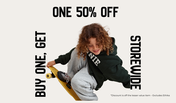BUY ONE, GET ONE 50% OFF STOREWIDE*