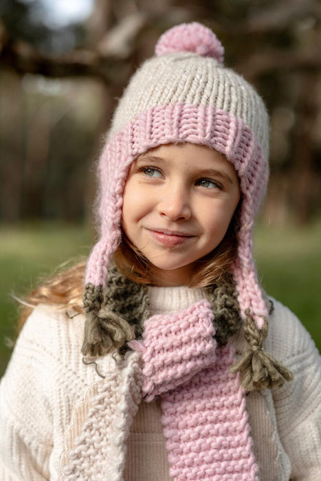 ACORN - RIPPLES SCARF PINK