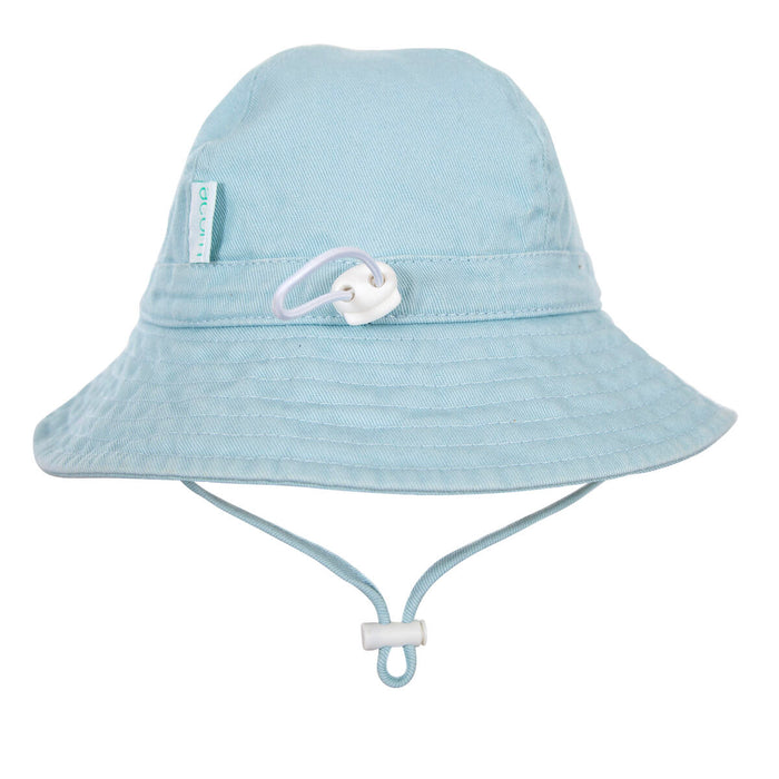 ACORN - BLUE WIDE BRIM INFANT HAT