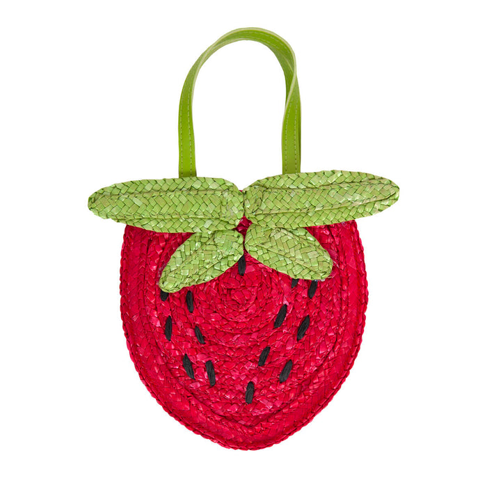 ACORN - STRAWBERRY STRAW BAG