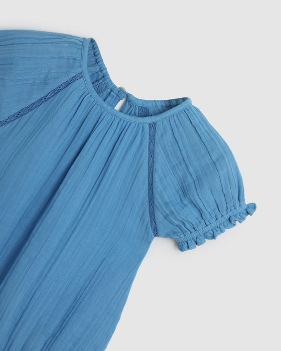 ALEX & ANT - LENNIE PLAYSUIT SKY BLUE