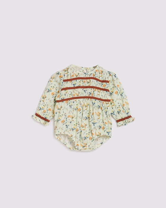 ALEX & ANT - PIXIE PLAYSUIT NATURAL BIRD