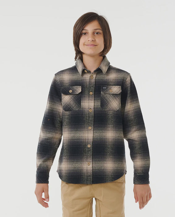 RIP CURL - COUNT FLANNEL SHIRT TAUPE