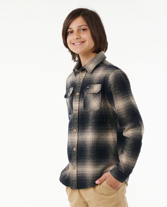 RIP CURL - COUNT FLANNEL SHIRT TAUPE