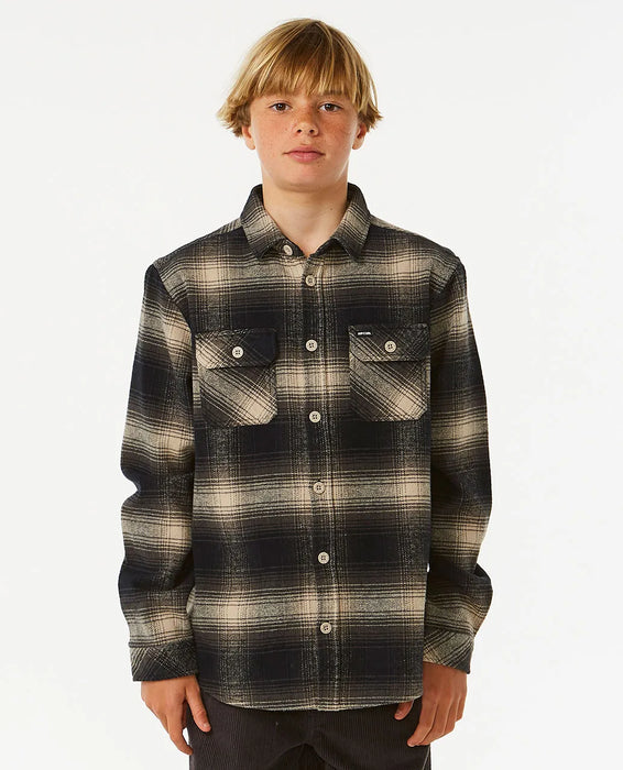 RIP CURL - COUNT FLANNEL SHIRT TAUPE