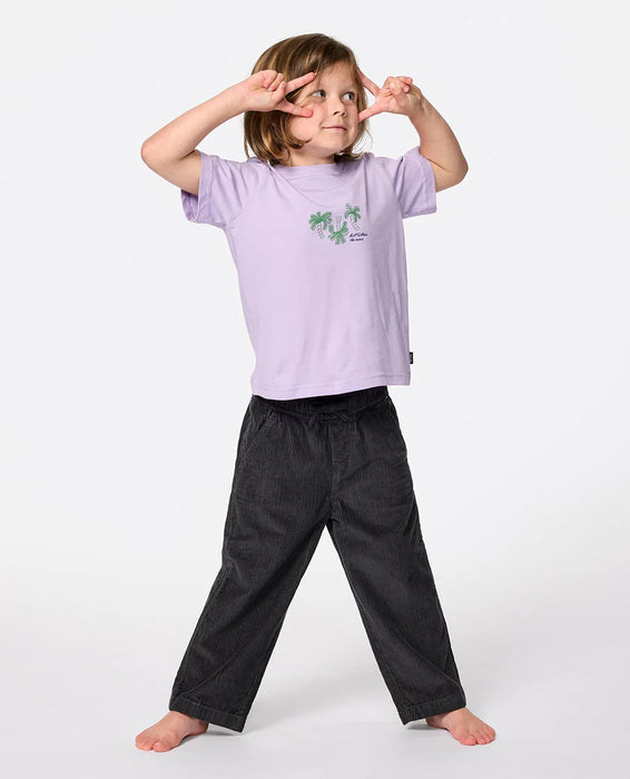 RIP CURL - BOYS SURF CORD PANTS WASHED BLACK