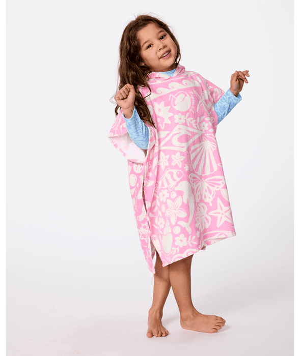 RIP CURL - MIXED SNAP HOODED TOWEL PINK