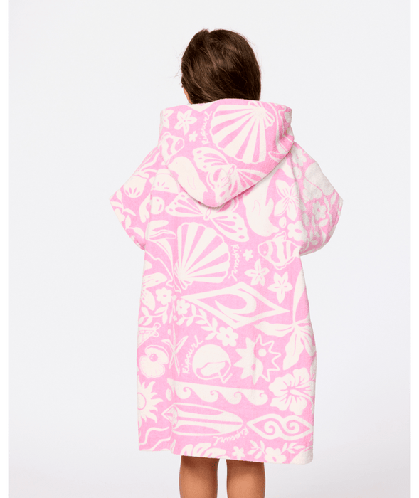 RIP CURL - MIXED SNAP HOODED TOWEL PINK