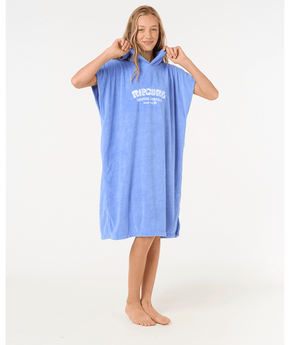 RIP CURL - CLASSIC SURF HOODED TOWEL BLUE