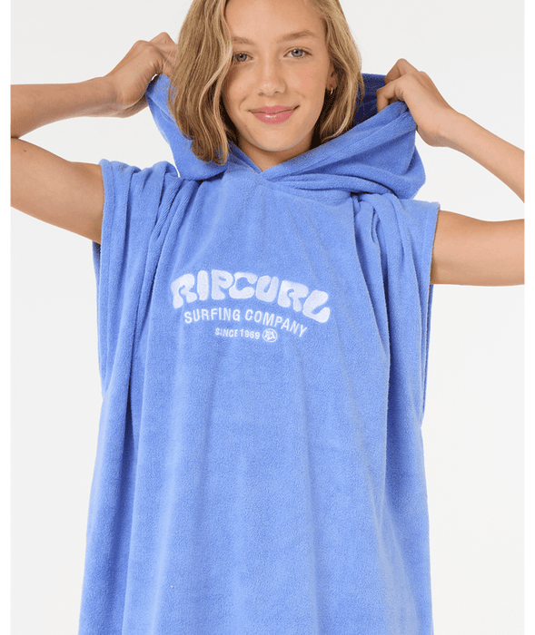 RIP CURL - CLASSIC SURF HOODED TOWEL BLUE