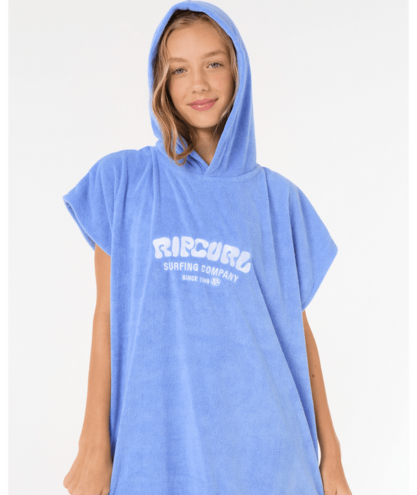 RIP CURL - CLASSIC SURF HOODED TOWEL BLUE
