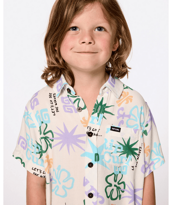 RIP CURL - WAVE DAYZ SS SHIRT BONE