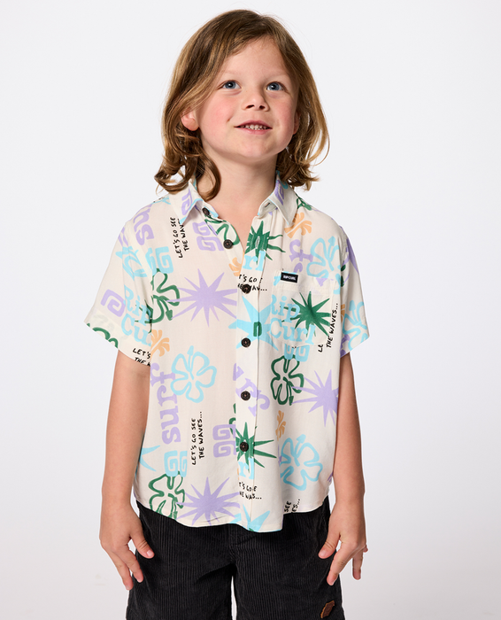 RIP CURL - WAVE DAYZ SS SHIRT BONE