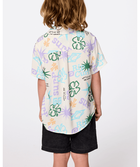 RIP CURL - WAVE DAYZ SS SHIRT BONE