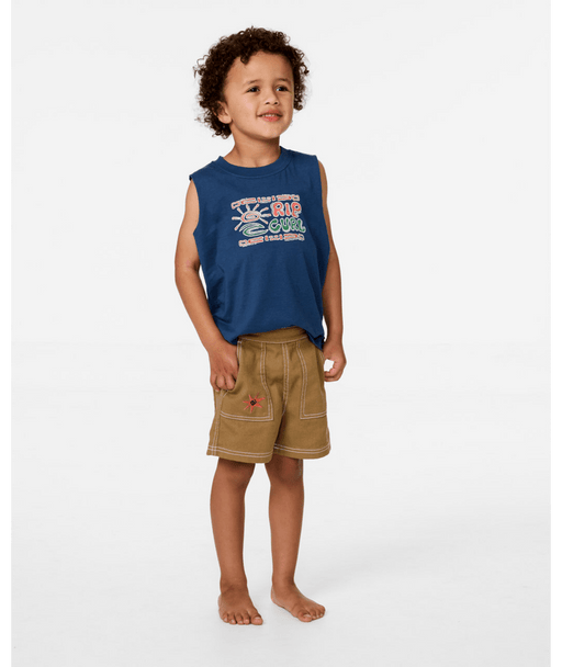 RIP CURL - MILLS WALKSHORT-KID SHORTS KHAKI SAND