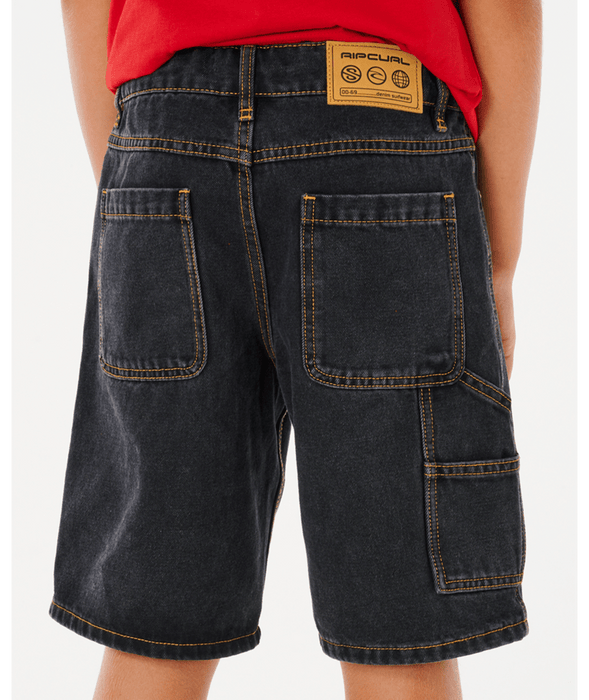 RIP CURL - HYPED UP DENIM WALKSHORT WASHED BLACK