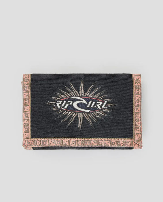 RIP CURL - ARCHIVE CORD SURF WALLET WASHED BLK