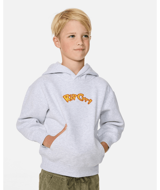 RIP CURL - RIDE THE WAVE HOOD LIGHT GREY HEATHER