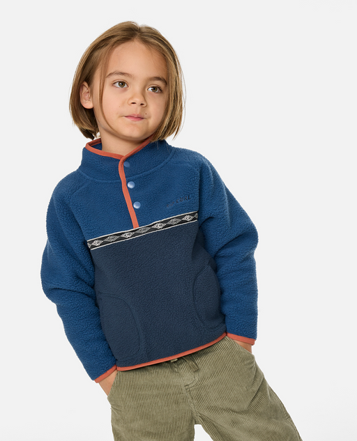 RIP CURL - HERITAGE POLAR FLEECE LIGHT NAVY