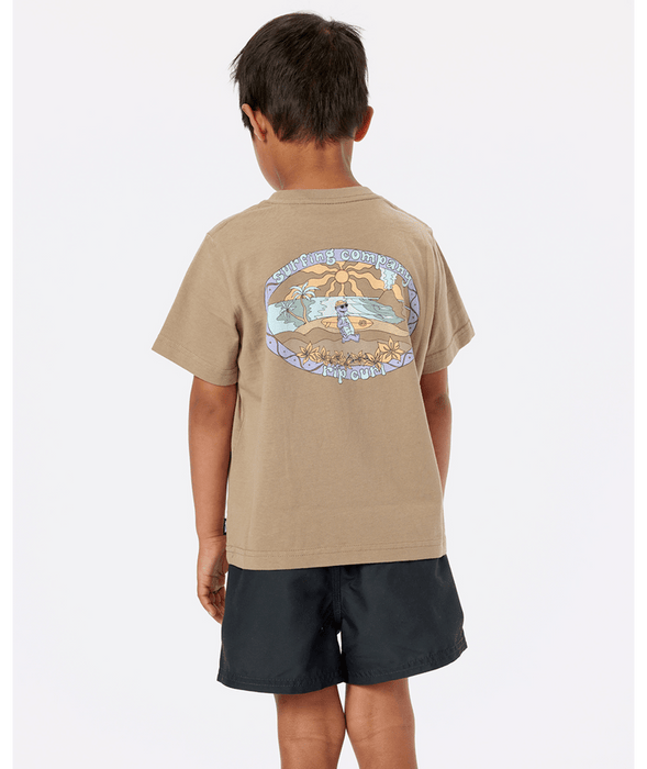 RIP CURL - TUBE TOWN SCENIC TEE SAND DUNE