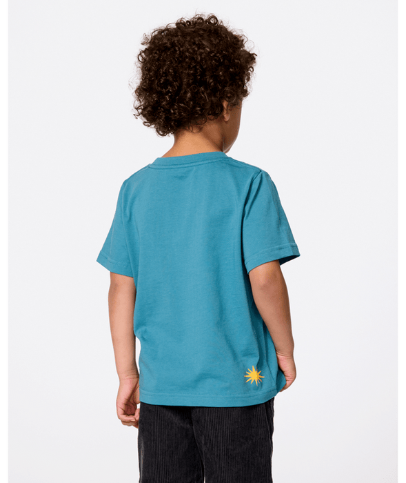 RIP CURL - LETS SEE THE WAVES TEE STORM BLUE