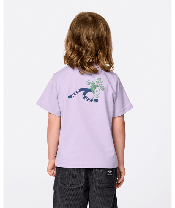 RIP CURL - AOTS TY WILLIAMS ART TEE ICED LAVENDER
