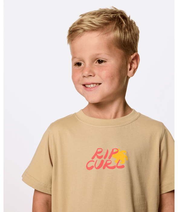 RIP CURL - AOTS TY WILLIAMS ART TEE KHAKI SAND