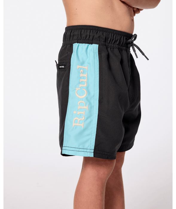RIP CURL - WAVE DAYZ PANEL VOLLEY BOARDSHORTS WASHED BLK